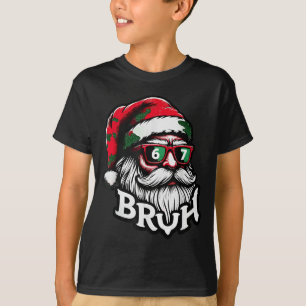 Bruh 67 Christmas Funny Six Seven Meme Santa Claus T-Shirt