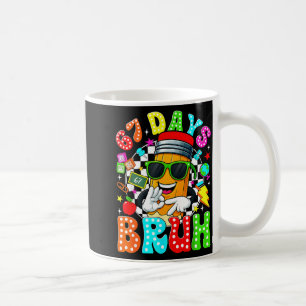 Bruh 67 Days Of School Sungles 67th Day Of School Coffee Mug