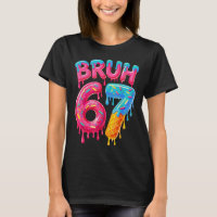 Bruh 67 Doughnut Ice Cream - Pink Glaze and Blue D