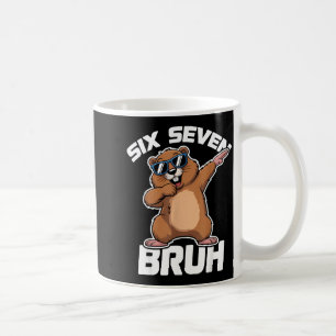 Bruh 67 Funny Groundhog 6-7 Meme Pyjamas Boys Girl Coffee Mug