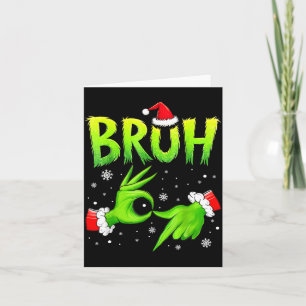 Bruh 67 Six Seven 6 7 Meme Christmas Funny Gen Alp Card