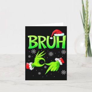 Bruh 67 Six Seven 6 7 Meme Christmas Funny Gen Alp Card