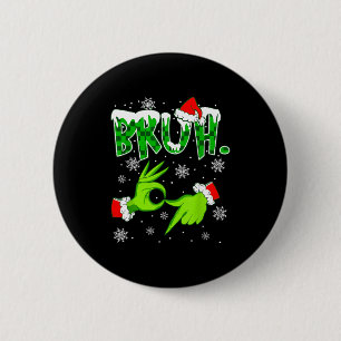 Bruh 67 Six Seven 6 7 Meme Christmas Funny Gen Z S 2 Inch Round Button