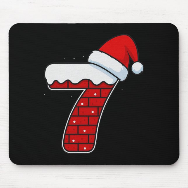 Bruh 67 Six Seven 6 7 Meme Christmas Funny Long Sl Mouse Pad (Front)