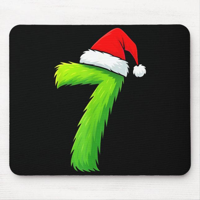 Bruh 67 Six Seven 6 7 Meme Christmas Funny  Mouse Pad (Front)