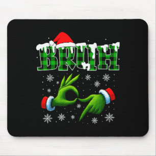 Bruh 67 Six Seven 6 7 Shirts Funny Meme Christmas  Mouse Pad