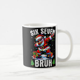 Bruh 67 Six Seven Santa Dabbing Christmas Shirts B Coffee Mug