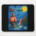 Bruh Bigfoot Snowman Starry Night Christmas Xmas M Mouse Pad<br><div class="desc">Bruh Bigfoot Snowman Starry Night Christmas Xmas Men Boy</div>