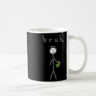 Bruh Bro Brah Cute Stick Figure For Video Game Gam Coffee Mug