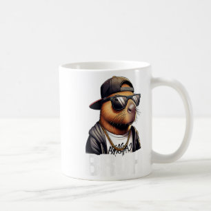 Bruh Capybara Sungles Boys Mens Funny Capybara Lov Coffee Mug