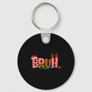 Bruh Christmas Costume Xmas Elf Santa Rudolph Pjs  Keychain