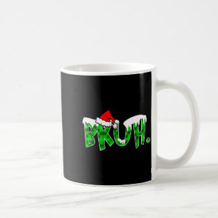 Bruh Christmas Kids Teens Boys Funny Christmas Hum Coffee Mug