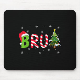 Bruh Christmas Saying Bro Funny Men Boys Bruh Meme Mouse Pad