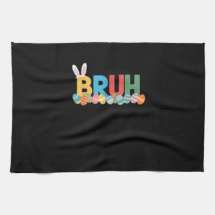 Bruh Easter Bunny Cute Meme For Kids _10 Kitchen Towel