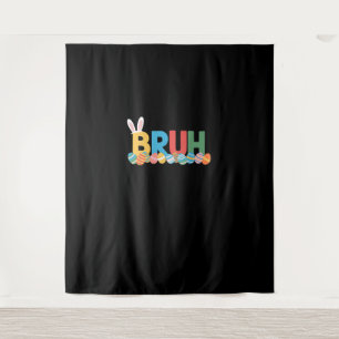 Bruh Easter Bunny Cute Meme For Kids _10 Tapestry