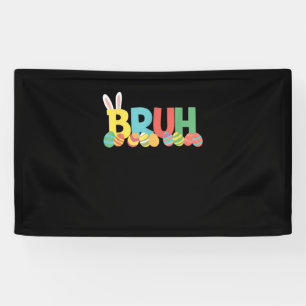 Bruh Easter Bunny Cute Meme For Kids _11 Banner