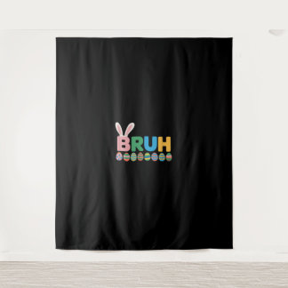 Bruh Easter Bunny Cute Meme For Kids _12 Tapestry