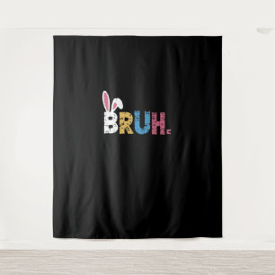 Bruh Easter Bunny Cute Meme For Kids _3 Tapestry