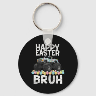 Bruh Easter Day Rabbit Bunny Happy Easter Monster Keychain