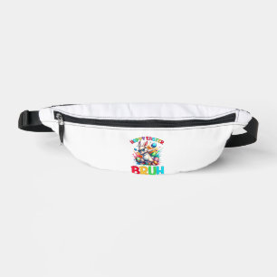 Bruh Easter Eggs Teens Boys Kids Easter Bunny East Fanny Pack