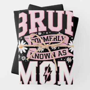 Bruh Formerly Known As Mom Mother's Day Wrapping Paper Sheet