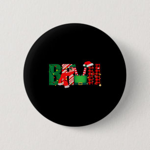 Bruh Funny Christmas For Kids Boys Bruh Xmas Light 2 Inch Round Button