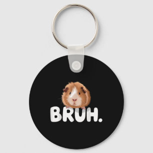 Bruh Guinea Pig Keychain