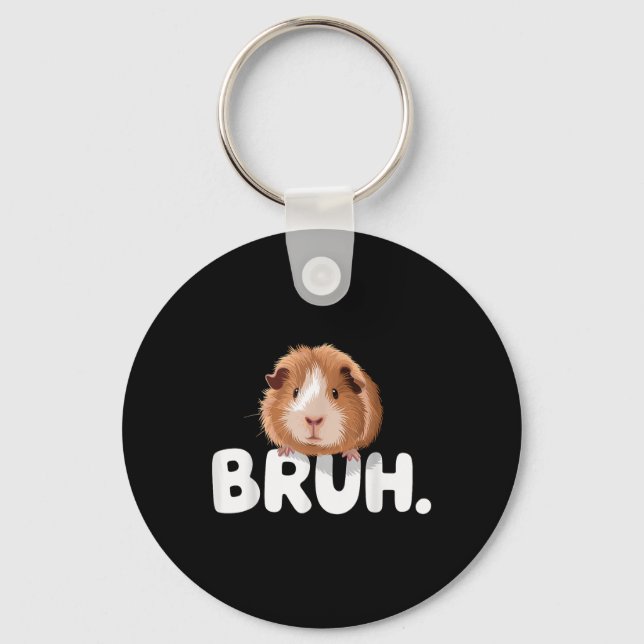 Bruh Guinea Pig  Keychain (Front)