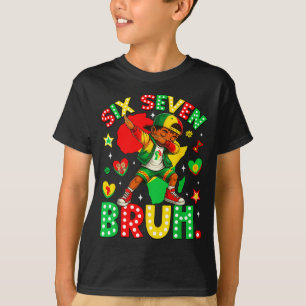 Bruh History Dabbing 67 African American Seven Bla T-Shirt