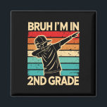 Bruh I'm In 2nd Grade Back To School Student 2nd G Magnet<br><div class="desc">Bruh I'm In 2nd Grade Back To School Student 2nd Grade</div>