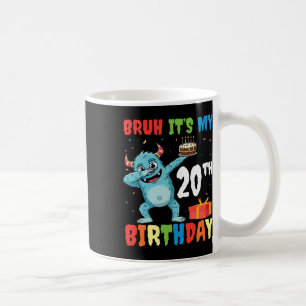 Bruh It’s My 20th Birthday Halloween Monster Dab P Coffee Mug