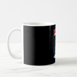 Bruh It's Christmas Giraffe Funny Dabbing Long Sle Coffee Mug