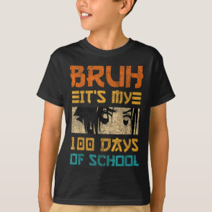 Bruh Its My 100 Days Of School Japan Kawaii Manga T-Shirt