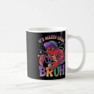 Bruh Mardi Gras Crawfish Boys Kids Mardi Gras Coffee Mug