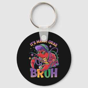 Bruh Mardi Gras Crawfish Boys Kids Mardi Gras Keychain