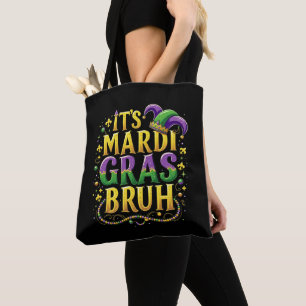 Bruh Mardi Gras – Funny and Festive Carnival Tote Bag