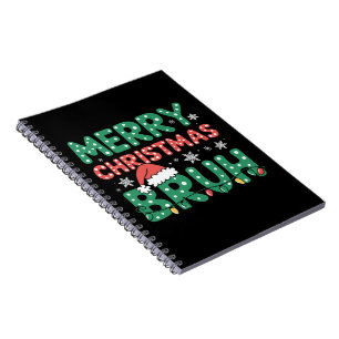 Bruh Meme Funny Saying Bro Greeting Christmas Notebook