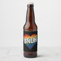 Bruh Meme Funny Saying Bro Greeting Gay LGBT Pride