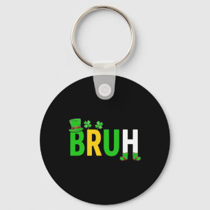 Bruh Meme Funny Saying Bro Greeting Teen Boy St Pa Keychain