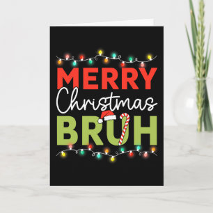 Bruh Meme Funny Saying Bro Greeting Teens Boys Men Card