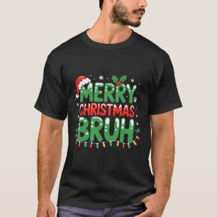 Bruh Meme Funny Saying Bro Greeting Teens Boys Men T-Shirt