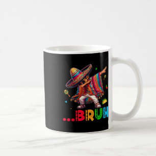 Bruh Mexican Boy Dabbing Poncho Cinco De Mayo Kids Coffee Mug