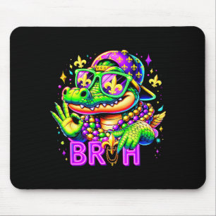 Bruh Six Seven 67 Mardi Gras Funny 6 7 Meme For Me Mouse Pad