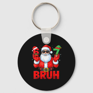 Bruh Six Seven 67 Meme 6 7 Elf Santa Christmas Paj Keychain