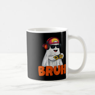 Bruh Spooky Boo Halloween Costume Game Gaming Mens Coffee Mug