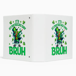 Bruh St Patricks Day Binder