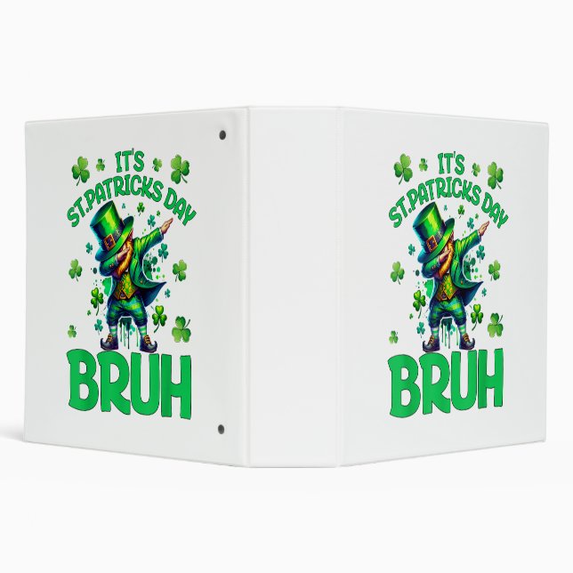 Bruh St Patricks Day Binder (Background)