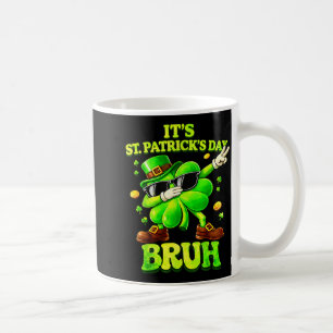 Bruh st patricks day boys kids saint patricks day coffee mug