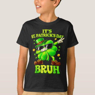 Bruh st patricks day boys kids saint patricks day T-Shirt