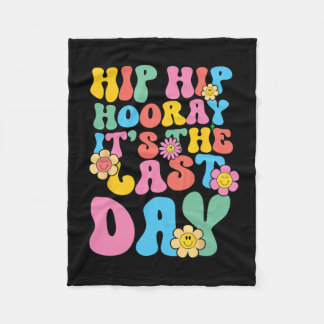 Bruh Teacher Happy Last Day Of School Hello Summer Fleece Blanket